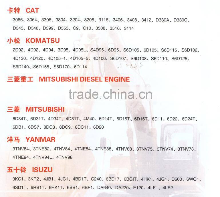 pc120 pc200 pc300 excavator engine crankshaft