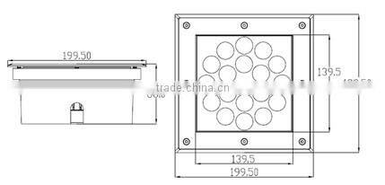 LED Inground Light IP68 Waterproof 6W 9W 12W 18W led outdoor lighting