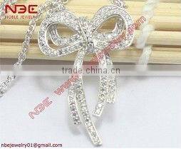 Israel micro setting silver jewelry,1.0mm cz wax micro pave setting 925 sterling silver necklace jewellery for fashion women