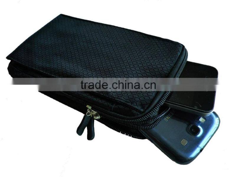 Outside Smartphone Belt Loops Waist Bag Money Belt Pocket