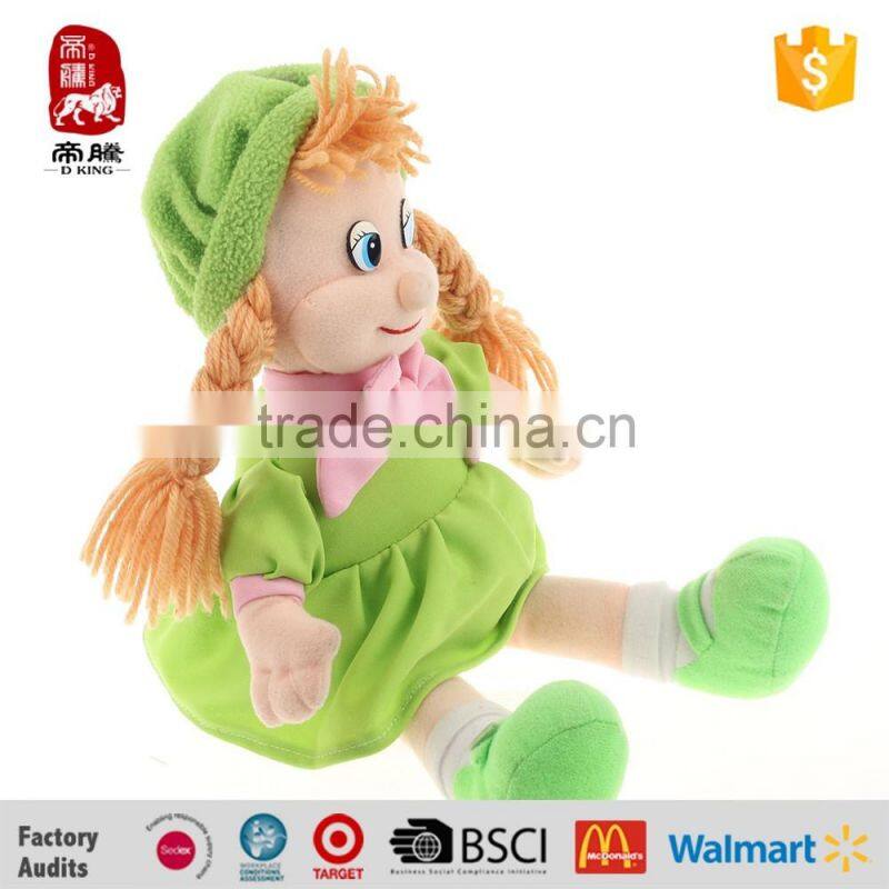 Dress doll cute plush baby toy for girls