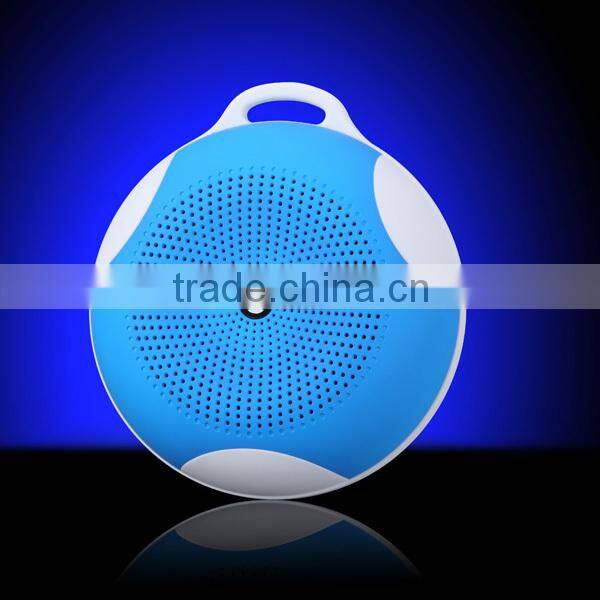Round Hand Free Portable Wireless Bluetooth Mini Speaker with Rechargeble Battery