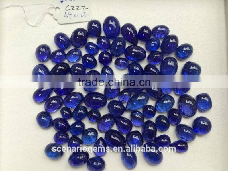 # CZZZ Natural Multi Shape Cabochons Loose Gemstone Tanzanite