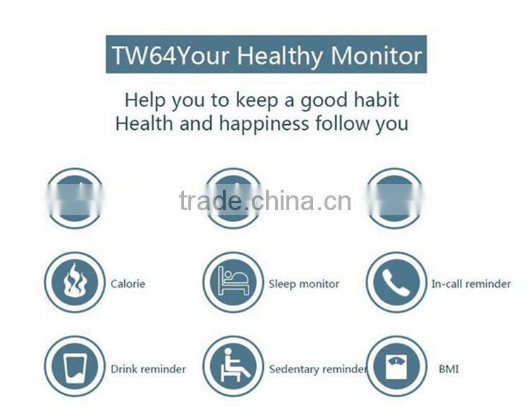 Call Reminder Bluetooth Fitness Tracker Smart Watch Bracelet Wristband for Phone