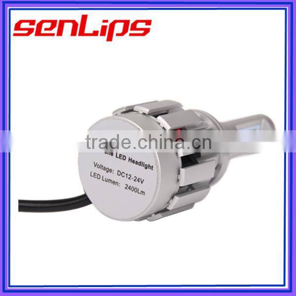 Sliver 20W H7 9005 9006 H8 H9 H10 H13 LED Headlight for vehicle motorcycle