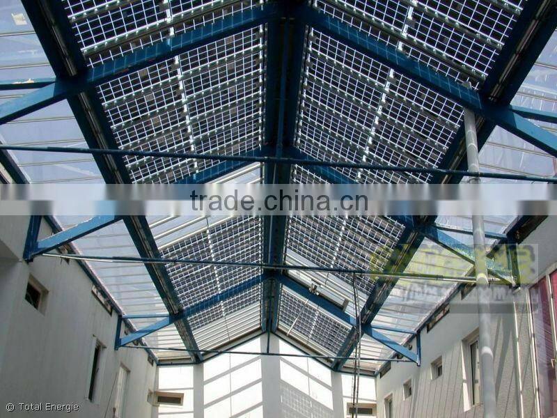 PV Double Glass Solar Panel Building Integrated Photovoltaic System