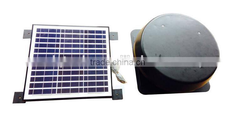 30W solar exhaust fan with detachable solar panel