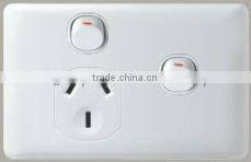 New design super thinner SAA approved Australia Wall GPO and switch