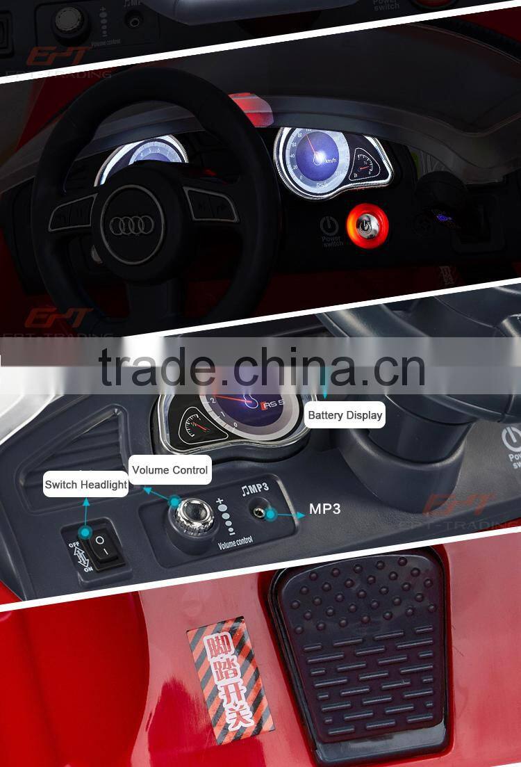 2015 Brand new car company licensed 12V kids electric toy car to drive