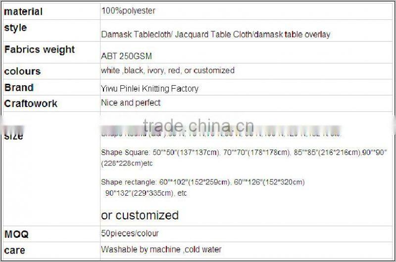 Rectangle Taffeta Tablecloth,Pintuck Tablecloth,Tablecloth Overlay