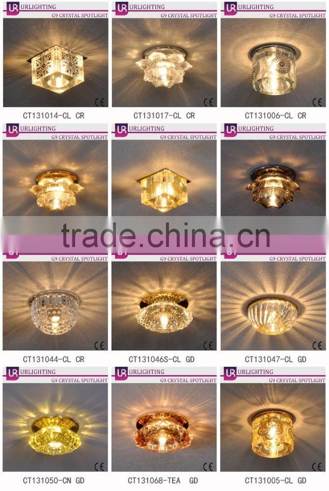 G9 Clear Crystal Down lights/Spotlight Bright as Diamond