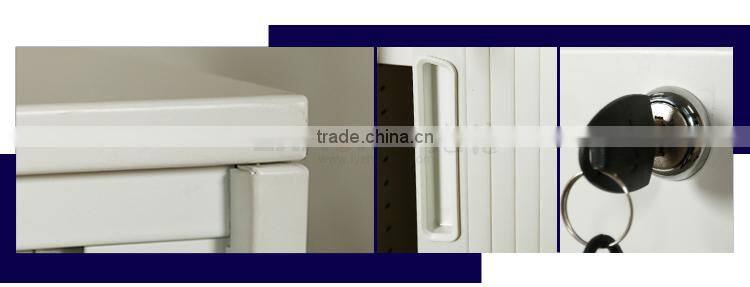 3 drawer file cabinet on wheels tambour door mobile caddy steel waterproof filing cabinet