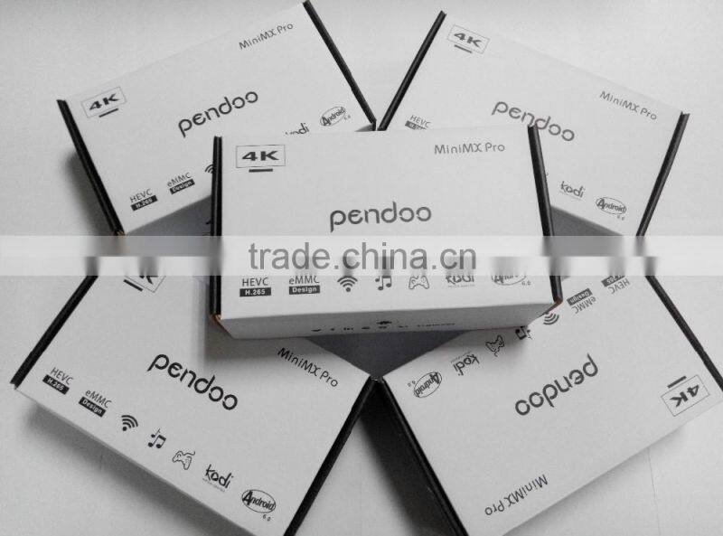 Best selling products Android 6.0 TV Box amlogic s912 s905 Pendoo Mini MX Pro AMLOGIC s912 2GB RAM 16GB ROM Smart TV Box