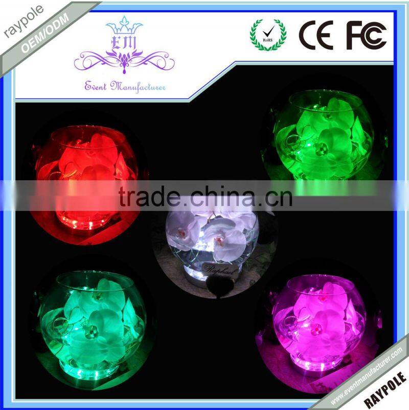 2015 Newest!!!Multi-color Wireless Remote controlled led centerpiece light for party Decoration