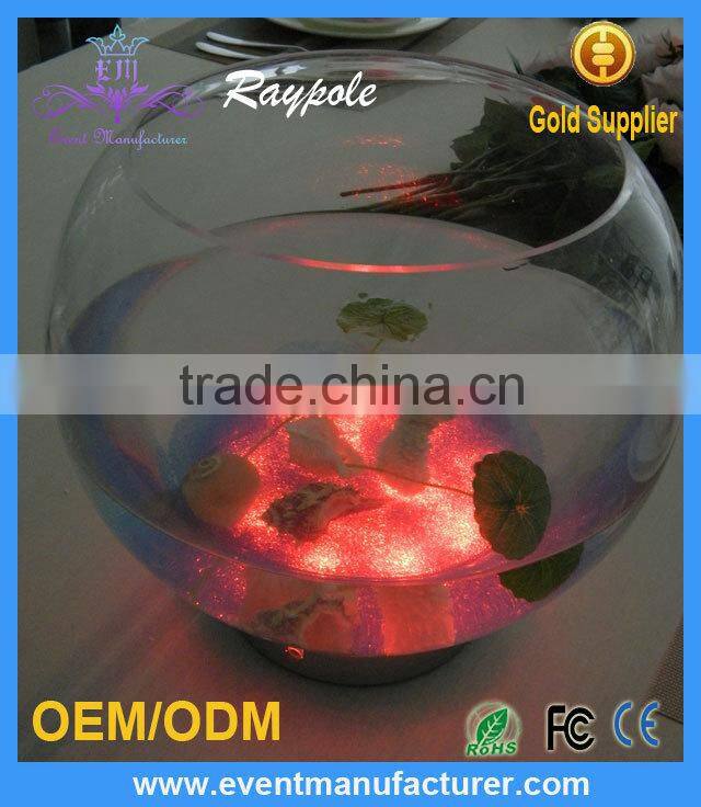 Rechargeable Multi-Color Changing Round Bottle Glorifier LED Light Base