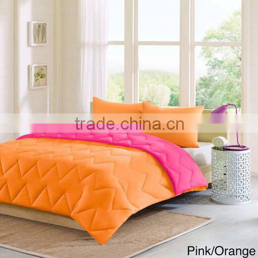 Intelligent Design Reversible Down Duvet Alternative 3-pieces Comforter Set,Microfiber Fillling Quilt