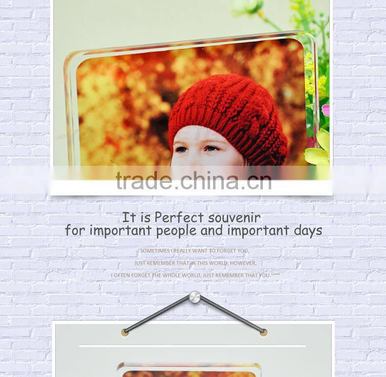 Sunmeta beautiful blank sublimation coated 180*130*10 heat press glass photo frame