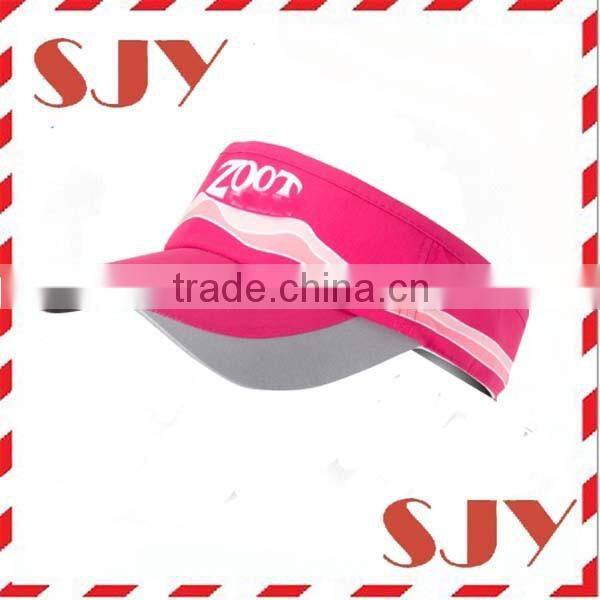 custom visor embroided cheap golf sun visor cap