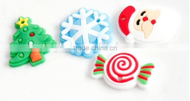 Wholesale christmas gifts 2015 resin Rainbow charms christmas decorations made in china