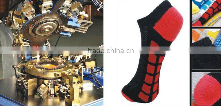 full computerized plain and terry double-use sock machine