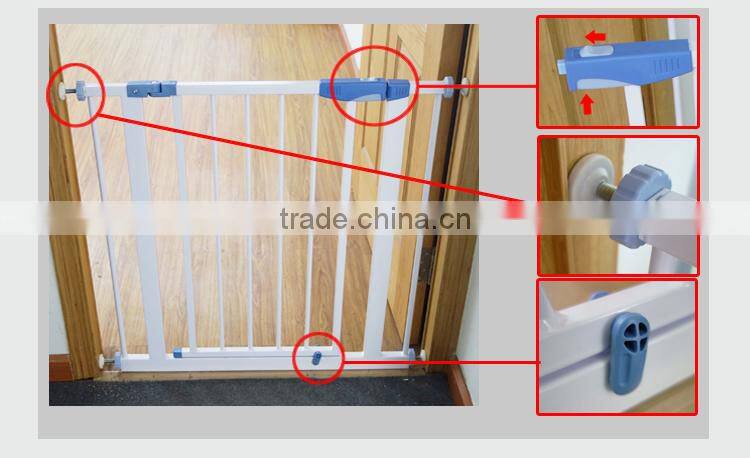 Europe standard Metal material baby child door with certificate