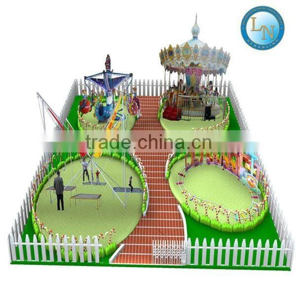 Outdoor amusement park equipment rides decorative mini ferris wheel for kids