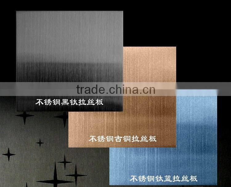 gold mirror stainless steel sheet