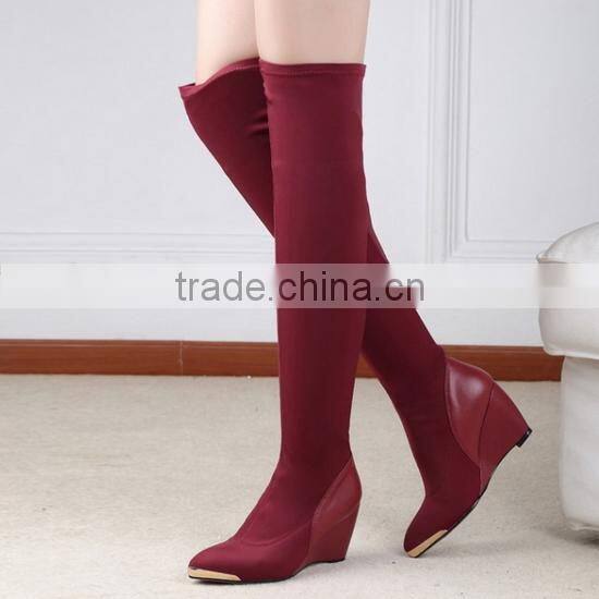over knee boots falt shoes women shoes 2015 CP6696
