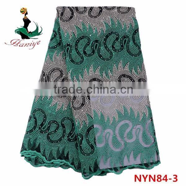 2016 Haniye Tulle lace fabric, African net lace, wholesale African lace fabrics/NYN84