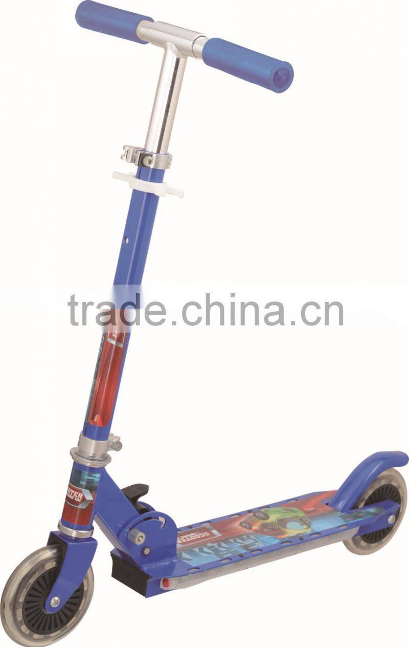 Kick scooter with music and light