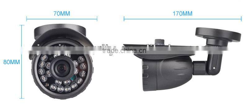 Night Vision Fixed Lens Infrared Security Bullet 1200TVL waterproof CCTV Camera