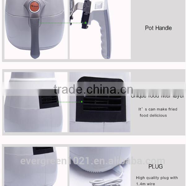 Electric turkey fryer with touch screen