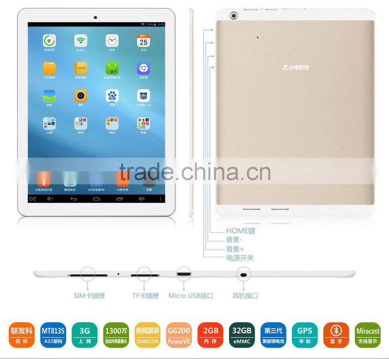 Wholesale Original Android 4.4 With MTK8752 Octa Core 2GB RAM 32GB ROM 8500mAh Phone Call Teclast P98 4G Tablet PC