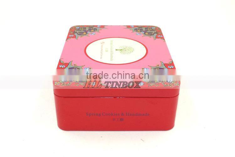 Rectangular Candy Cookie Biscuit Tin Box/Tin Can