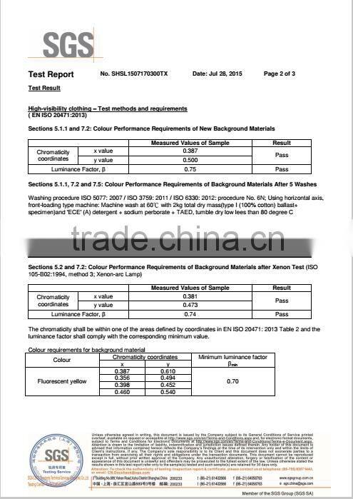 ANSI/ISEA 107 Export American for High-Visibility Safety Apparel