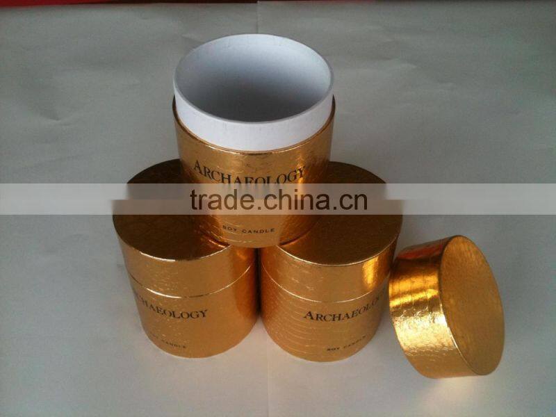 Gold packaging tube for comestic