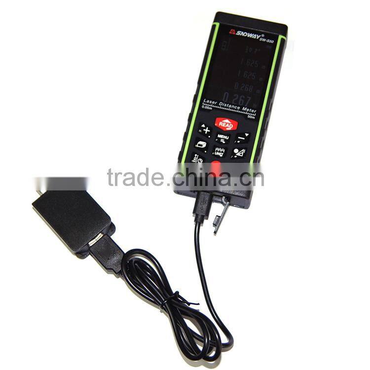 Precision 0.05-100m Measurement range Portable laser rangefinder SW-S100 Digital laser distance meter