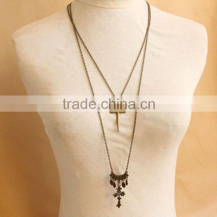 MYLOVE cross sweater chain winter jewelry coat chain MLSC-16