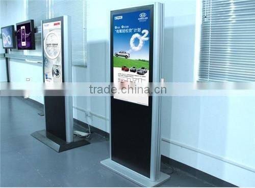 Indoor 55inch HD retail lcd display screen lcd totem display electronic screen for shopping plaza