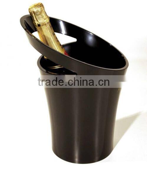 Double layer plastic acrylic ice bucket for promotion