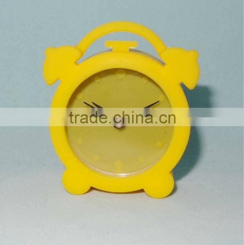 Mini size cute round Table Alarm Clock for promotional gift