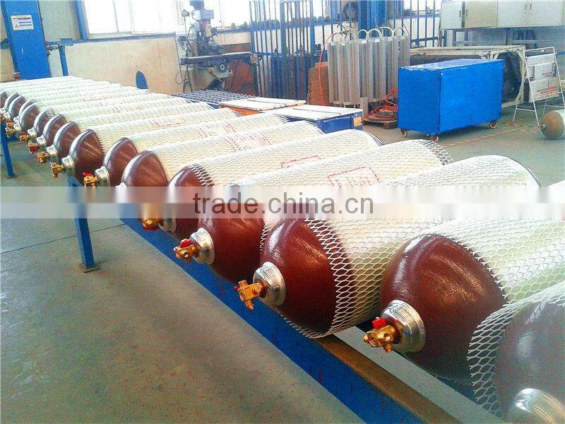 75L Type 2 fiberglass CNG cylinder for vehicle