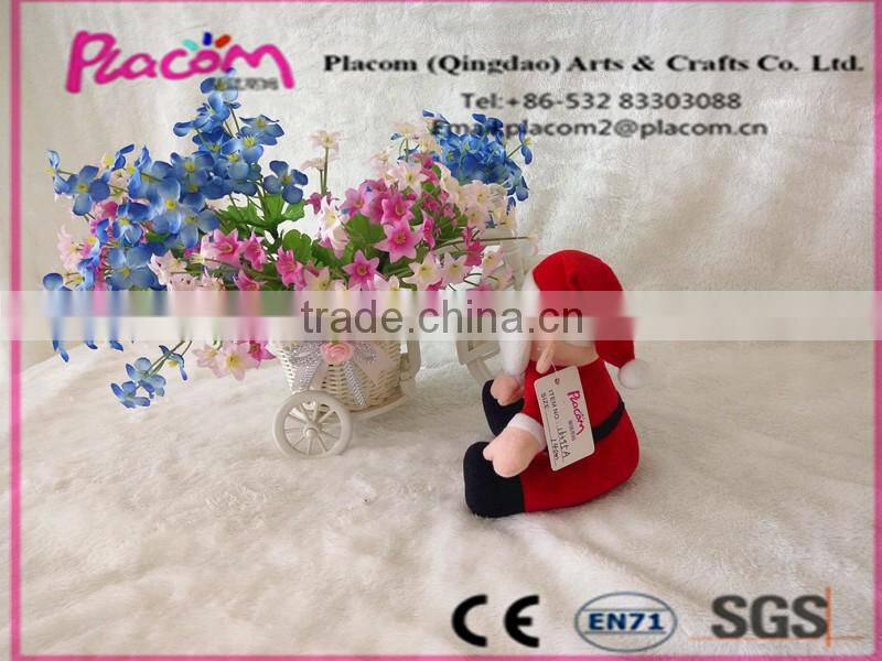 2016 Fashion cute plush toy Chirstmas Santa Claus stuffed toy