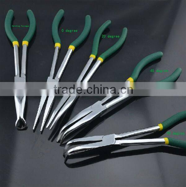 Machine or automobile use 11-Inch long pointed nose pliers