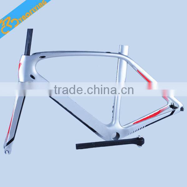 Best selling 700C carbon road bicycle frame,high quality china carbon bicycle frame for sale,EMS free shipping