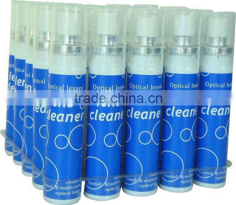 30ml spray lens cleaner in display, use for computer, sunglasses