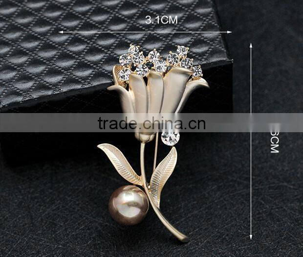 2016 new design elegant wedding invitation brooch