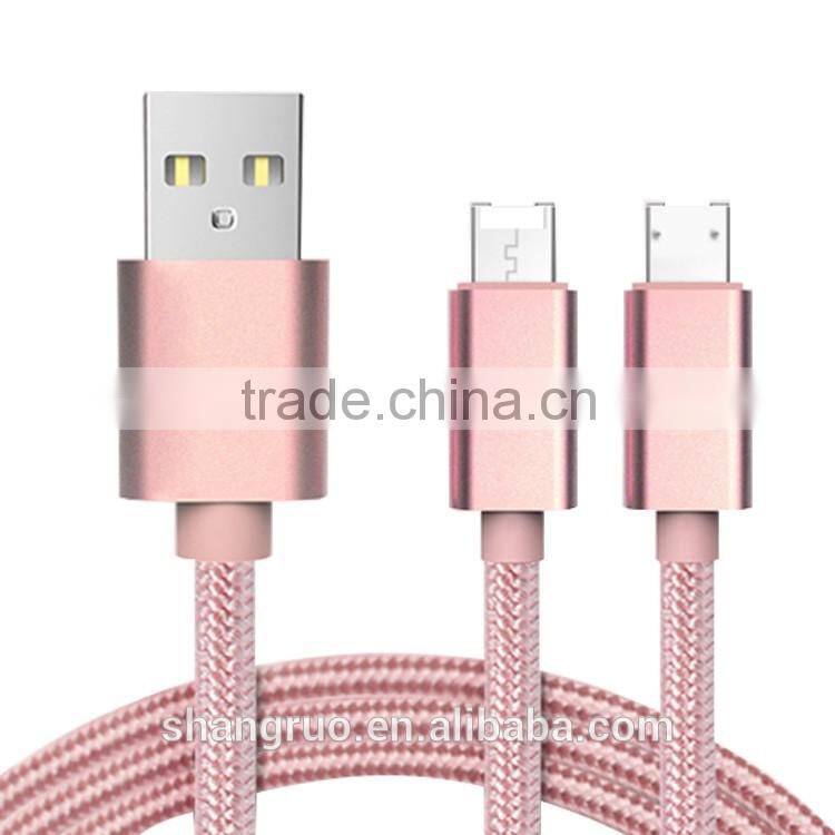 Competitive price oem multi-color customized charging micro usb data cable