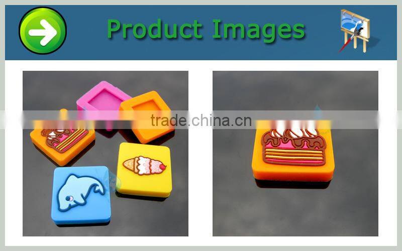 3D soft pvc rubber key chain home decor