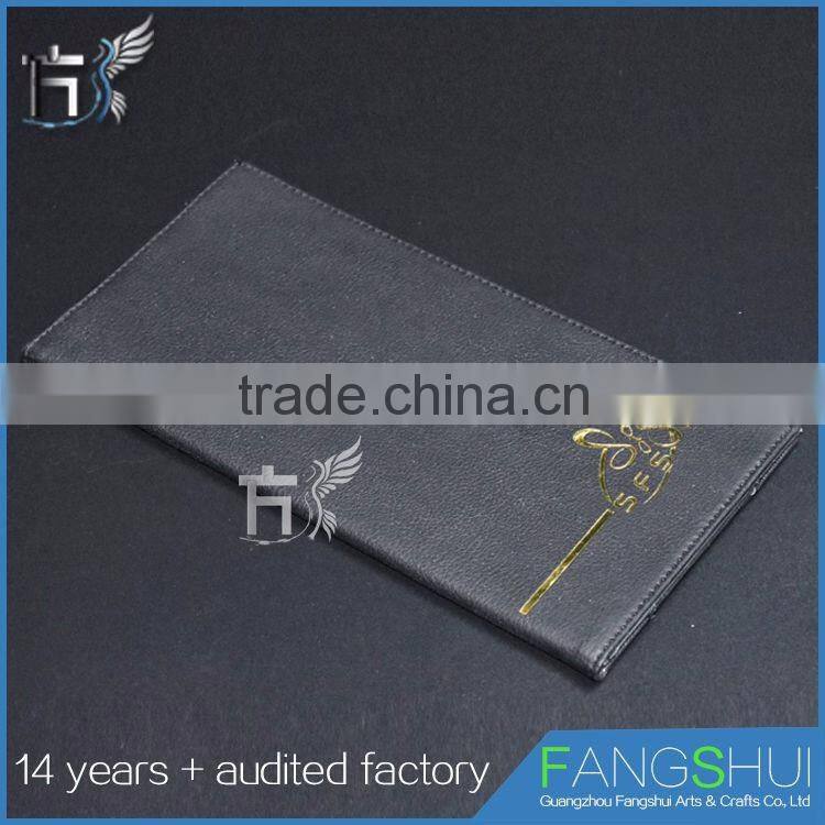 Custom hand crafted genuine leather wallets,handmade men leather wallets